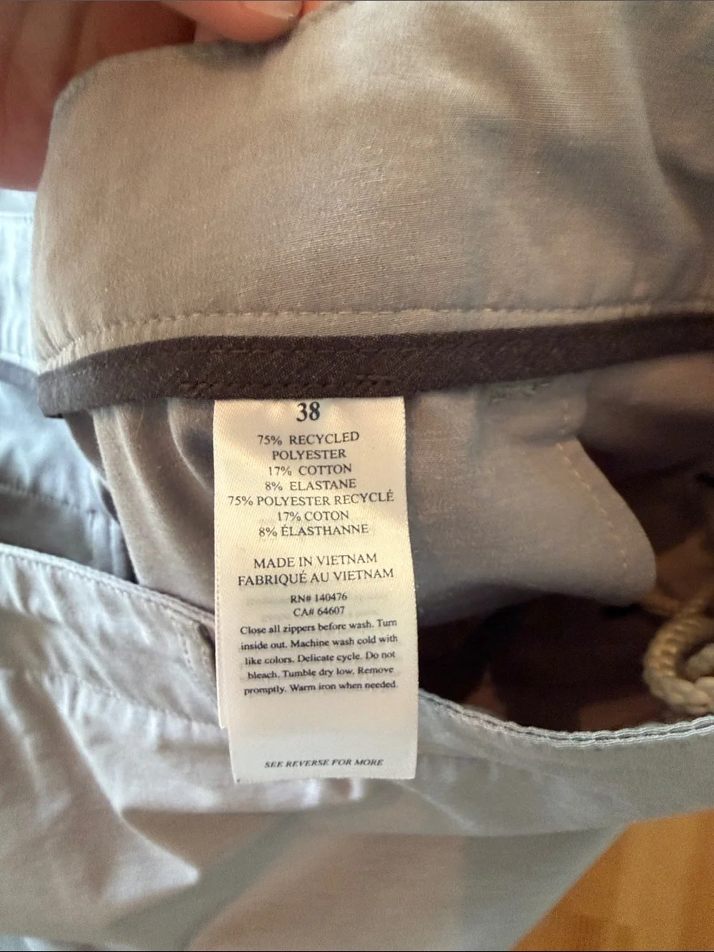 Faherty Light Blue Men's Shorts